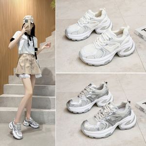 Zapatillas Deportivas Transpirables de Malla Plateada para Mujer, Zapatos de Plataforma con Suela Gruesa de Moda para el Verano 2026, Ligeros y de Suela Suave para Deporte Casual - Product Image 5