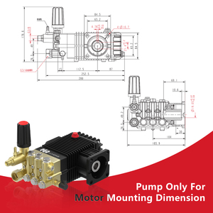 Kuhong Hot Sale 2900psi 2750psi 2500psi Pressure Washer <strong>Pump</strong> 200 <strong>bar</strong> 13LPM Triplex <strong>Pump</strong> Pressure Washer - Product Image 2