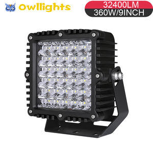 Guangzhou <span class=keywords><strong>Auto</strong></span> Parts Mejor <span class=keywords><strong>precio</strong></span> Spot Beam Square 360W <span class=keywords><strong>Auto</strong></span> Led Luces DE TRABAJO 9 "LED Luz de trabajo para máquina de servicio pesado Camión SUV - Product Image 2