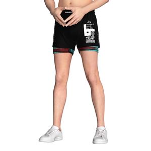 Celana MMA BJJ 2 in 1 Hitam Ringan Bahan Cepat Kering Potongan Ergonomis Dirancang untuk Pesilat Profesional - Product Image 5