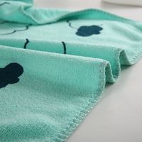 Serviette de visage en microfibre éponge douce à séchage rapide chaude 80 polyester et 20% polyamide essuie-mains en tissu de lavage bébé mouchoir de bain
