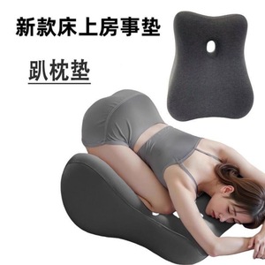 Almohada ergonómica para teléfono de espuma viscoelástica con forma de cuña, color gris oscuro, para uso en dormitorio u hotel. - Product Image 3