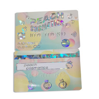 Conception gratuite estampage d'aluminium logo personnel en plastique impression de cartes de visite en PVC de luxe avec numéro en relief