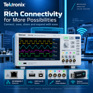 Osciloscopio Digital de Almacenamiento Tektronix TBS2104B, 100MHz, 4 Canales, 2GS/s, 5M de Longitud de Registro, Analizador de Forma de Onda FFT, 1 Año de Garantía - Product Image 4