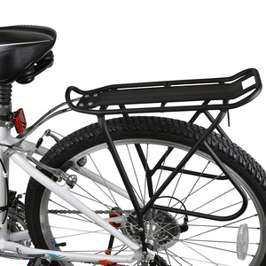 Estante trasero para bicicleta, soporte de carga para bicicleta, soporte de aleación ajustable en altura de liberación rápida - Product Image 2