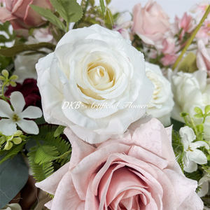 Wholesale Realistic 30cm red white flower <b>balls</b> Custom Luxury Large Flower <b>Ball</b> - Product Image 4