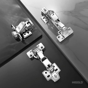Charnière grand angle Higold 165 degrés avec amortisseur pour porte d'armoire de cuisine - Product Image 1