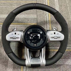 Volant en fibre de carbone W204 pour Mercedes Benz AMG W204 W205 W211 W203 W212 W176 W213 Cla W210 W124 W177 W221 - Product Image 1