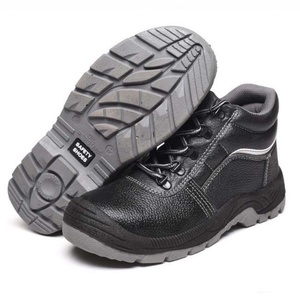 Bottes de travail à embout d'acier personnalisables en gros pour hommes et femmes, antidérapantes, résistantes à l'huile, en cuir PVC, style industriel, directement de l'usine - Product Image 3