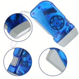 Mini lampe torche d'urgence à manivelle, petite torche porte-clés, cadeau idéal pour le camping, la randonnée, les voyages, lampe de poche EDC à 3 LED, personnalisable - Product Image 2