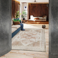 Tapis de luxe moderne fait main en laine/soie pour palais royal islamique, hôtel, grande taille, sur mesure