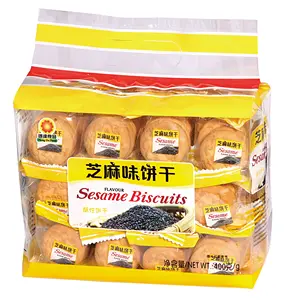 Export Manufacturer Round Assorted Snacks Fat Free Rice Crackers Cookies Cheap Food Biscuit