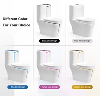 Nouvel Arrivage Articles Sanitaires Intelligents Toilette Forme Oeuf Automatique WC Siège Chauffage Inodoro Montage au Sol S-Trap Électronique Intelligent