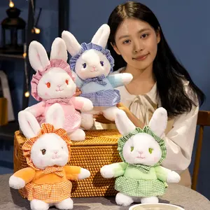 Desain baru disesuaikan boneka hewan lucu Lolita kelinci mainan hadiah anak-anak