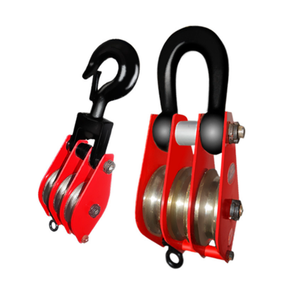 TXK Bloque de polea de arranque de elevación tipo ojo giratorio de polea única resistente de tres ruedas de 10 toneladas con ISO9001 - Product Image 6
