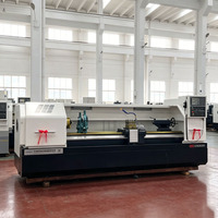 Tour CNC horizontal CK6150 neuf, simple, portée de 500 mm, entre centres de 3000 mm, robuste, pour usinage de rouleaux et de tuyaux à axe long