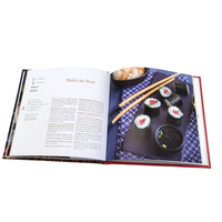 Katalog majalah kualitas tinggi kustom layanan cetak Menu mewarnai sampul Keras katalog produk cetak buku foto