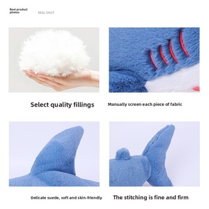 Nuevo Peluche de Tiburón Ahou Abrazable, Juguete de Peluche de Delfín, Peluches de Foca <span class=keywords><strong>Dudu</strong></span>, Muñecas para Niñas al por Mayor, Algodón PP Súper Suave - Product Image 4