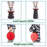 Capacité de charge extérieure 400lbs Tabouret pliant portable Léger Camping Pêche Randonnée Tabouret pliable
