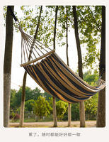 Hamac de camping en coton naturel bon marché, balançoire de patio, mobilier d'extérieur moderne, jardin, parc, chambre à coucher, salon