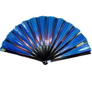 Ventiladores Plegables de PVC en Oferta, Abanicos de Bambú con Logotipo Personalizado, Coloridos y Hermosos, Abanico de Mano Pintado con Libélula Grande, Portátil - Product Image 4