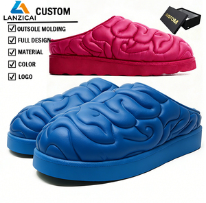 Chaussures décontractées en cuir de qualité supérieure pour hommes, sabots personnalisés, style baskets, imperméables, mules de créateur pour hommes, fabrication ODM OEM - Product Image 1