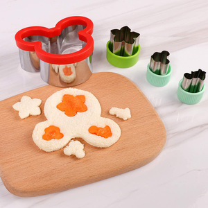Dinosaure Coeur Étoile <span class=keywords><strong>Souris</strong></span> Formes En Acier Inoxydable Cookie Légumes Fruits Sandwich Cutter Ensemble Enfants Déjeuner Outils De Cuisson - Product Image 3