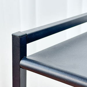 Étagères de rangement métalliques de haute qualité à 4 niveaux, étagères de rangement pour entrepôt, étagères amovibles avec roulettes pour une utilisation en cuisine - Product Image 3