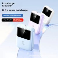 10000mAh GaN PD 22.5W 20W Snelle Oplading Draagbare Powerbank USB-C LED Display Compacte Mini Oplader Type-C