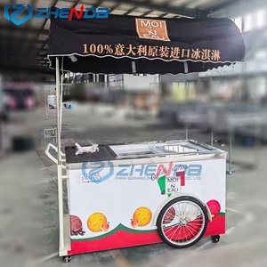 Carrito de Comida Móvil de Acero con 4 Ruedas y Color Personalizado, Puesto de Comida para Pizza, Hot Dogs, Papas Fritas, Hamburguesas, Camión de Comida con Vitrina - Product Image 3