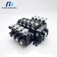 Vanne directionnelle hydraulique multi-voies haute pression OEM DCV60 24V pour la navigation et l'approvisionnement de navires