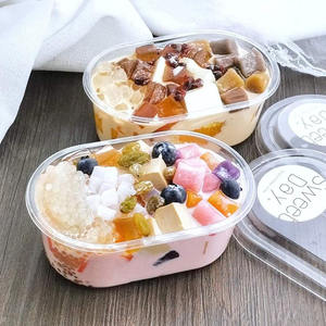 Boîte à dessert pour boules <span class=keywords><strong>de</strong></span> taro, poudre <span class=keywords><strong>de</strong></span> glace, lait <span class=keywords><strong>de</strong></span> coco, gelée, <span class=keywords><strong>yaourt</strong></span> Xianxiancha, fromage, lait <span class=keywords><strong>de</strong></span> <span class=keywords><strong>soja</strong></span>, slush aux fruits, emballage pour pâtisserie - Product Image 3