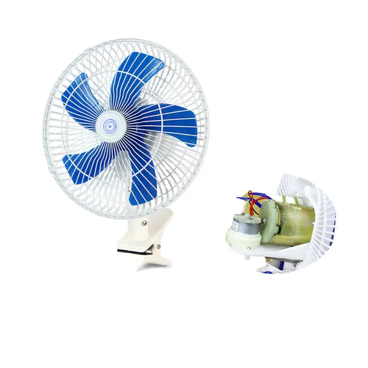 Ventilateur de voiture à double moteur 12V DC, 10 pouces, faible bruit, pour véhicule