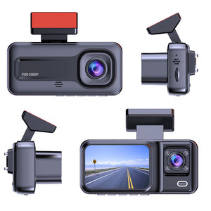 Dual-Linsen HD 1080P Nachtsicht-Autokamera IPS Verbunden mit Mobiltelefon 64GB Aufzeichnung Rückfahrkamera Grenzüberschreitend 1 Jahr - Product Image 2