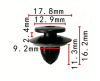 081326 JIUMAIL Nouveaux clips et attaches en plastique POM pour pare-chocs avant Hyundai avec mousse