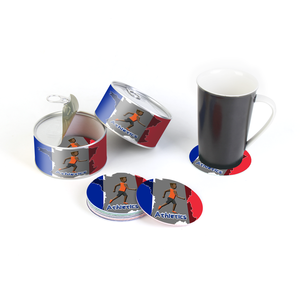 2025 New Product Ideas Custom Sports Event Souvenir Cup Mat Coasters Business Novelty Gifts with Printed Logo