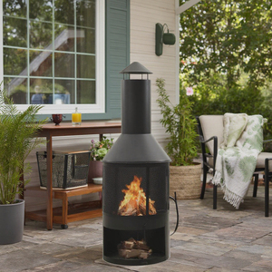 Caminetto da Esterno in Stile Europeo con Canna Fumaria per Legna e <span class=keywords><strong>Carbone</strong></span>, Design Personalizzato di Chimenea - Product Image 6