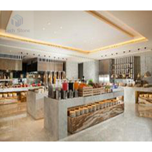 <span class=keywords><strong>Bancone</strong></span> <span class=keywords><strong>Bar</strong></span> Lungo per Caffetteria, Hotel e Appartamenti, Design <span class=keywords><strong>Lineare</strong></span> Contemporaneo alla Moda, in Solid Surface Ecologico - Product Image 2