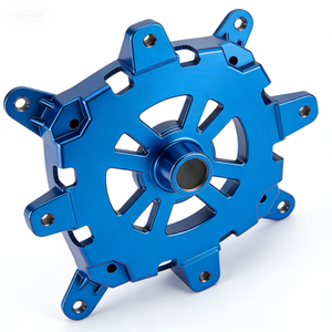 Cache-magnéto de moto en aluminium CNC OEM/ODM - Cache-stator vert anodisé, approvisionnement en gros - Product Image 1
