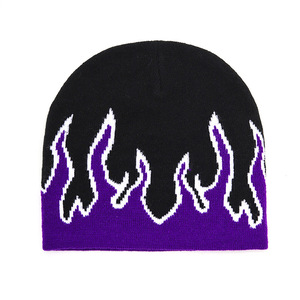 Gorros Personalizados con Logotipo en Toda la Superficie, Gorros de Punto Vintage para Adultos, Gorros de Jacquard de Invierno, <span class=keywords><strong>Gorro</strong></span> de Calavera - Product Image 6