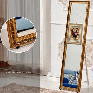 <span class=keywords><strong>Miroir</strong></span> sur pied baroque français vintage, pleine longueur, <span class=keywords><strong>avec</strong></span> cadre sculpté orné, pour chambre, salon, entrée, vente en gros - Product Image 1