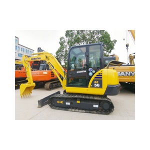 Excavatrices d'occasion Komatsu du Japon, 5 tonnes, Komatsu PC56-7, mini-excavatrice sur chenilles en bon état - Product Image 1