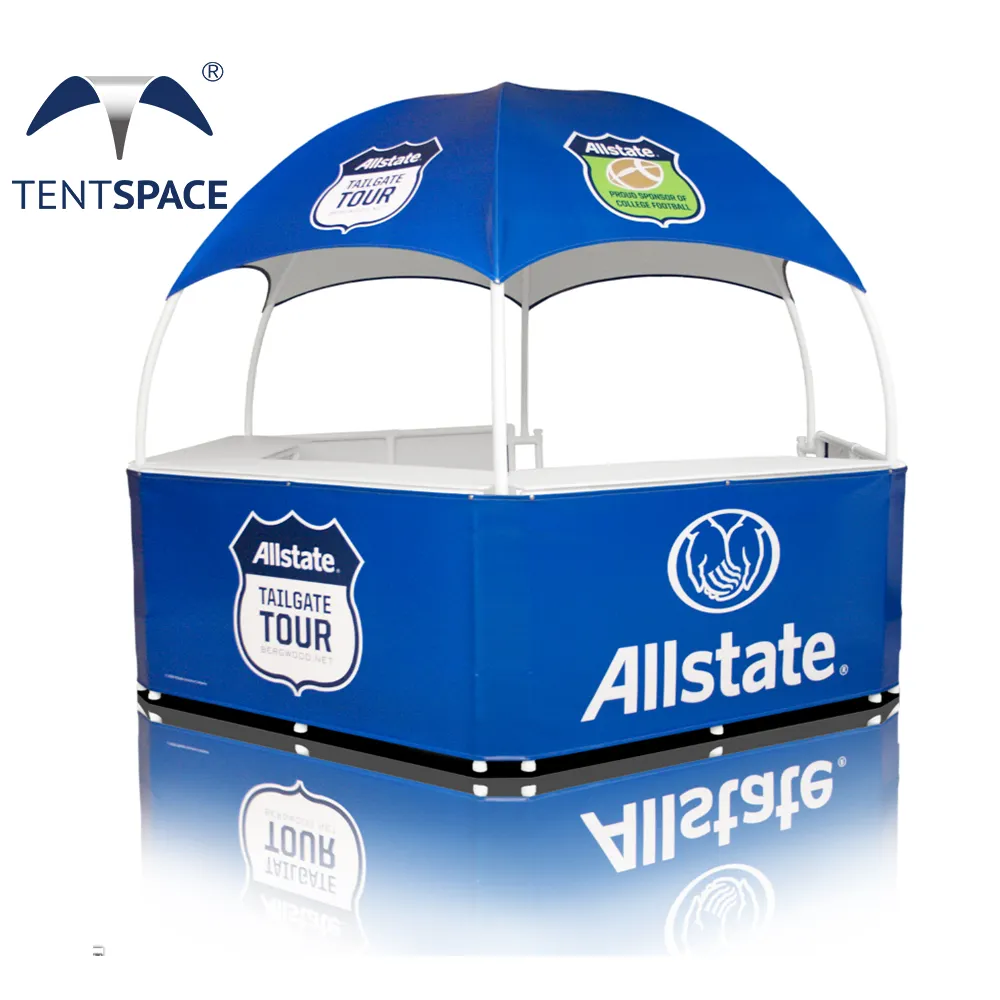 10ft/3m Canopy Dome Kiosk Custom Sign Trade Show Grand Gazebo For Brand Promotion