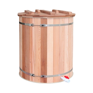 Bañera de <span class=keywords><strong>Hidromasaje</strong></span> Moderna para Exteriores HI-Q GROUP, Bañera de Cedro Rojo Canadiense para Baños de Hielo - Product Image 3