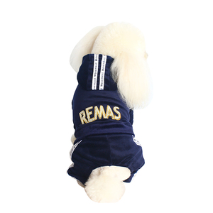 OEM/ODM cachorro con capucha ropa para mascotas polar cuatro patas al por mayor terciopelo gato abrigo personalizado liso ropa para perros - Product Image 4