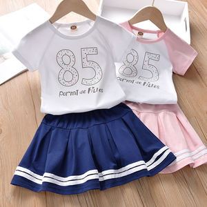Ropa Infantil al por Mayor, Vestidos de Algodón para Niñas, Vestidos de Cumpleaños con Mangas Cortas de Aliexpress China - Product Image 2