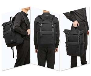 <b>17</b> <b>Inch</b> Anti-theft Geometric Travel <b>Laptop</b> <b>Backpack</b> Unisex Waterproof Daypack Nylon Rolltop School Hiking Camping <b>Backpack</b> - Product Image 5