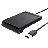 Lector de Tarjetas Inteligentes con Interfaz USB Dual, de Contacto y Sin Contacto, Compatible con ISO7816, Lector de Tarjetas de Crédito con Chip NFC IC ID