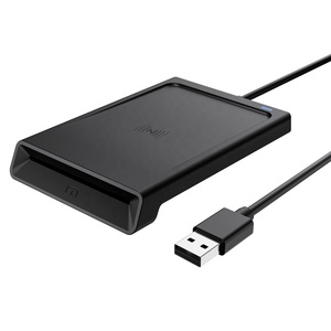 เครื่องอ่านบัตรสมาร์ทการ์ดแบบสัมผัสและแบบไร้สัมผัส รองรับ USB สองอินเทอร์เฟซ รองรับมาตรฐาน ISO7816 สำหรับชิป NFC IC ID และบัตรเครดิต - Product Image 2