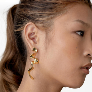 Modernos Pendientes de Moda Femenina Ria & Richard, Modelo 911004 10-EH10361 Lilly, Joyería de Metal, Regalo para Mujer - Product Image 1